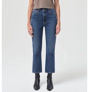 Agolde Pinch Waist High Rise Kick Jeans in Placebo Size 28